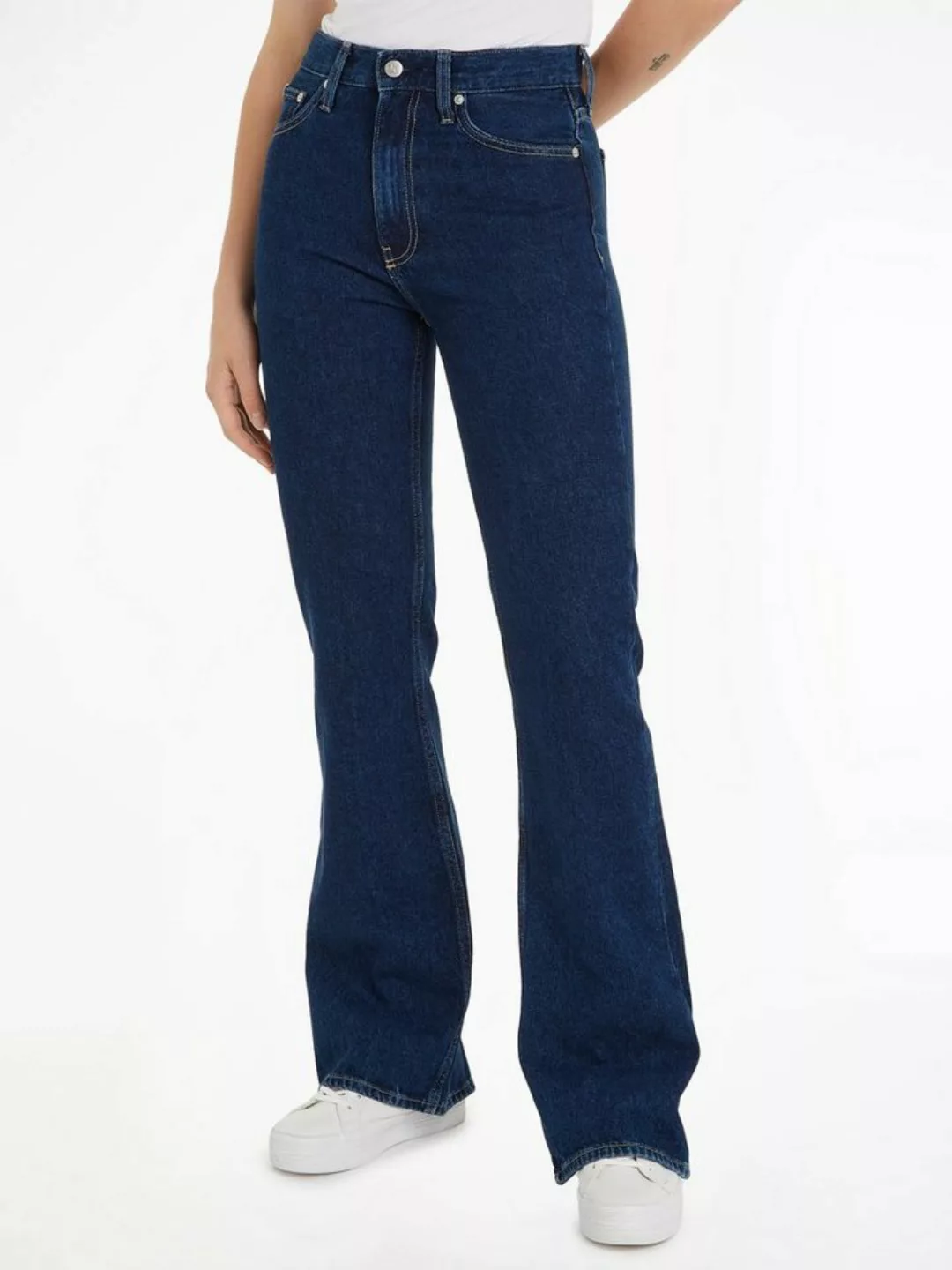 Calvin Klein Jeans Bootcut-Jeans AUTHENTIC BOOTCUT mit Markenlabel günstig online kaufen