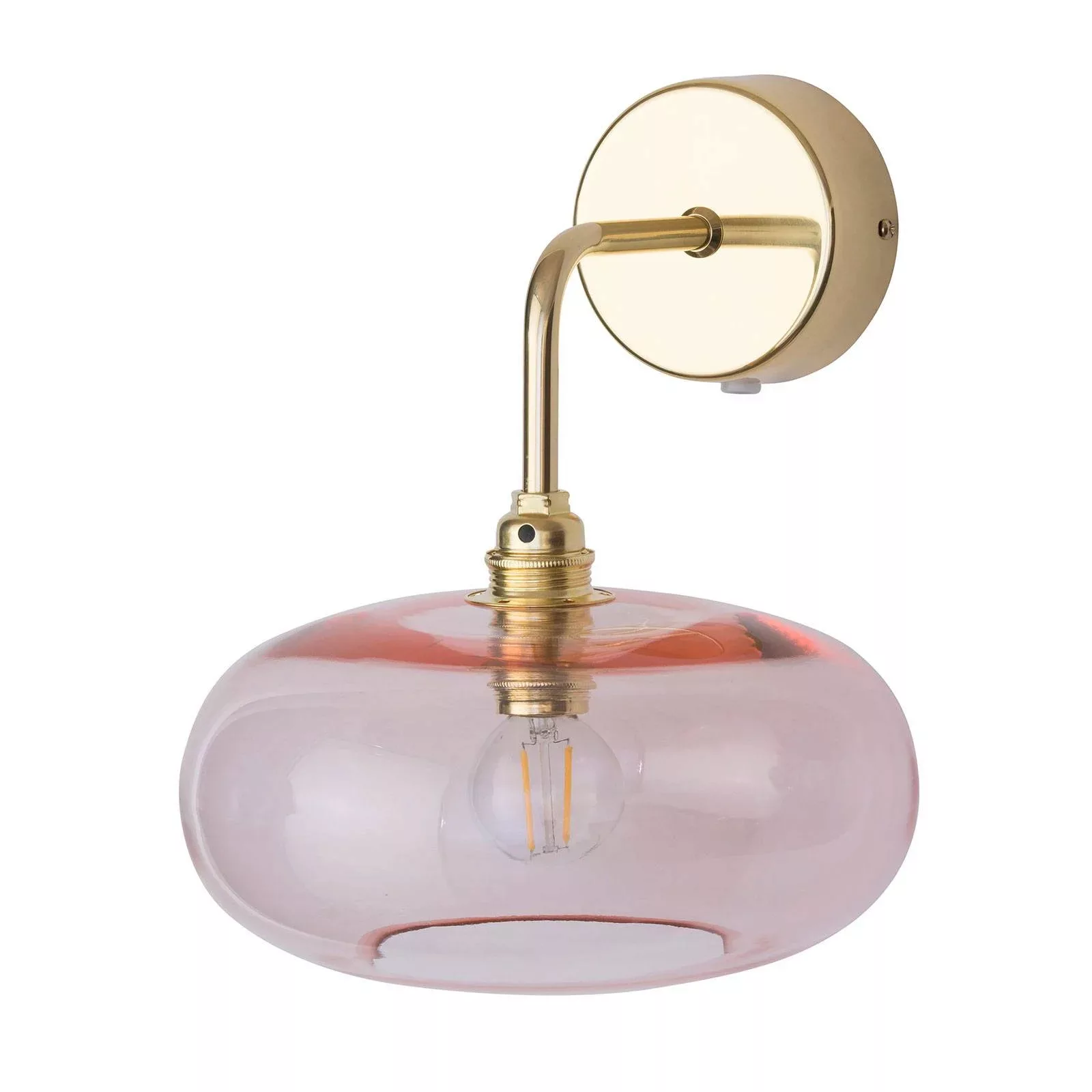 EBB & FLOW Horizon Arm-Wandlampe gold/rosé Ø 21 cm günstig online kaufen