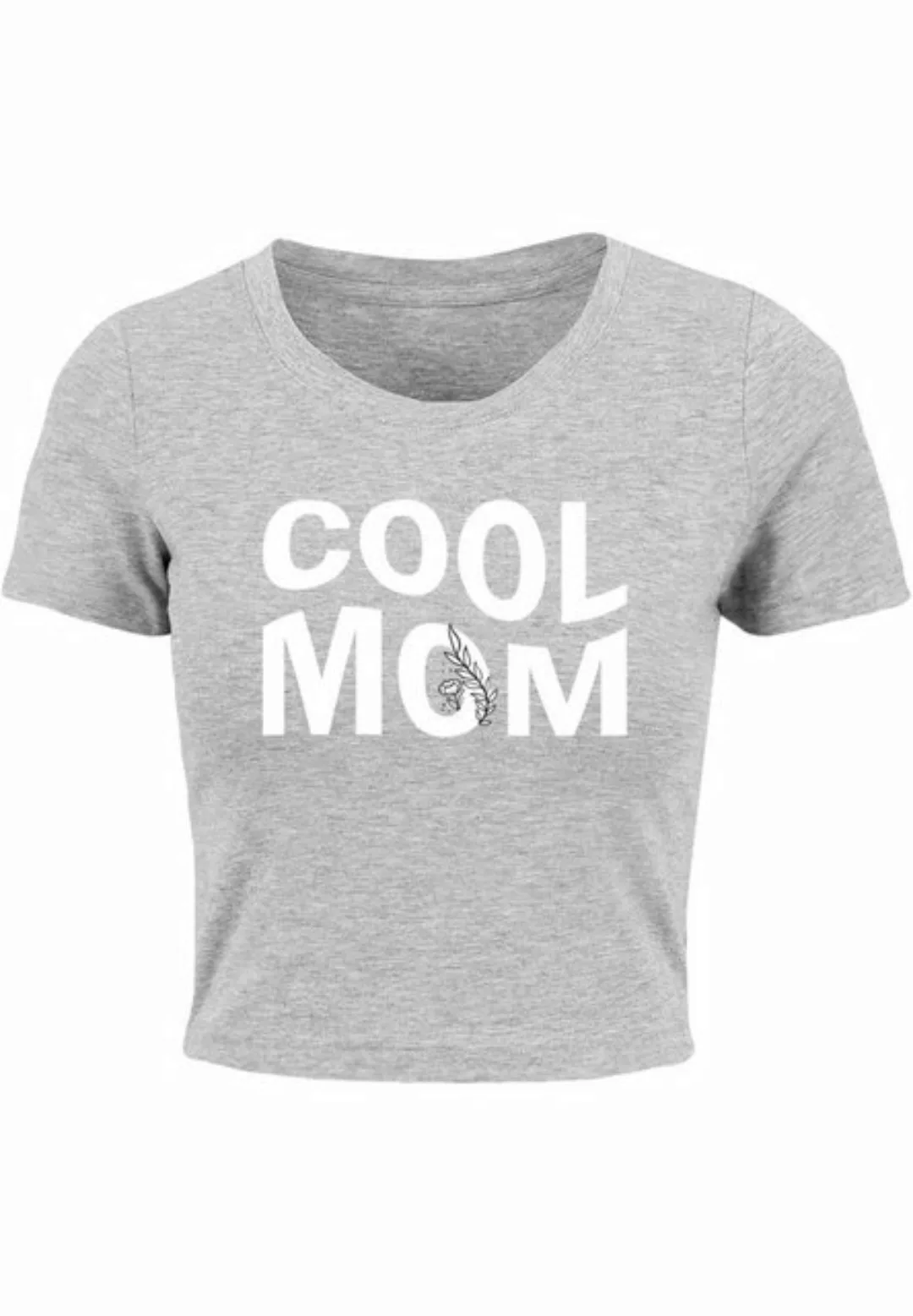 Merchcode T-Shirt Merchcode Damen Ladies Mothers Day - Cool mom Cropped Tee günstig online kaufen