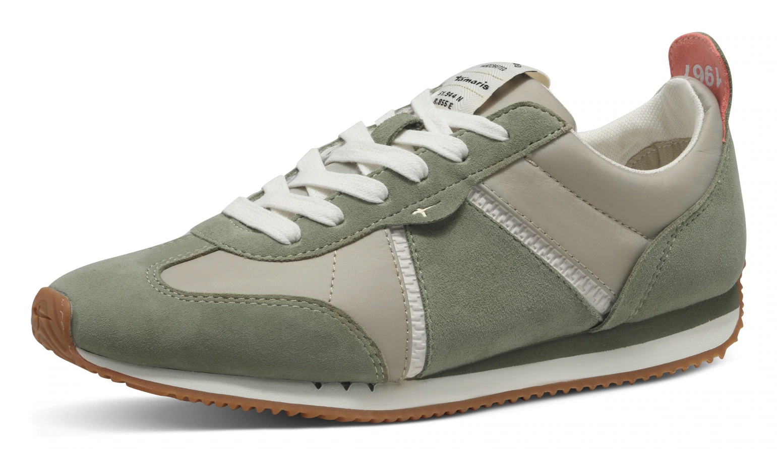 Tamaris Sneaker, Freizeitschuh, Halbschuh, Schnürschuh mit Logoaufnäher günstig online kaufen