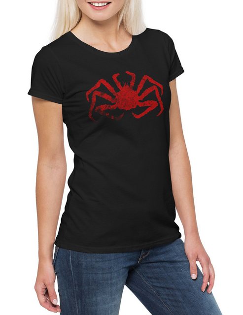 Urban Backwoods Print-Shirt King Crab Damen T-Shirt Königskrabbe Krabbe Kre günstig online kaufen