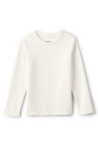 French Terry Pyjama-Shirt, Größe: 116-122, Elfenbein, Polyester, by Lands' günstig online kaufen