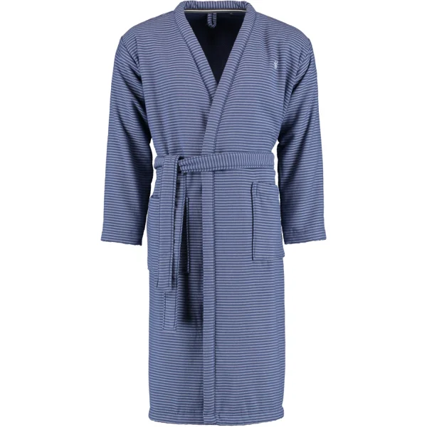 Marc o Polo Bademantel Kimono Jaik - Farbe: Ocean Blue - M günstig online kaufen