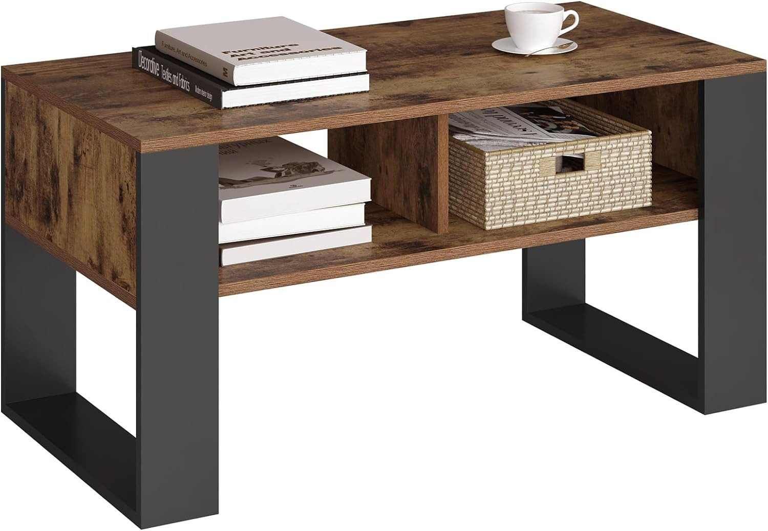 Woltu Wohnzimmertisch (1-St), modern, Couchtisch, 2 günstig online kaufen