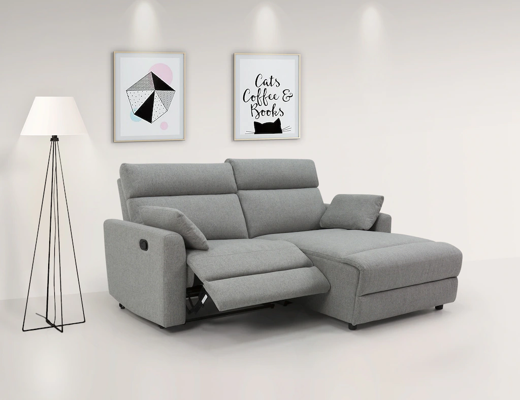 INOSIGN Ecksofa "JENNA, L-Form, 209cm, manuelle u. elektrische Funktion, mi günstig online kaufen