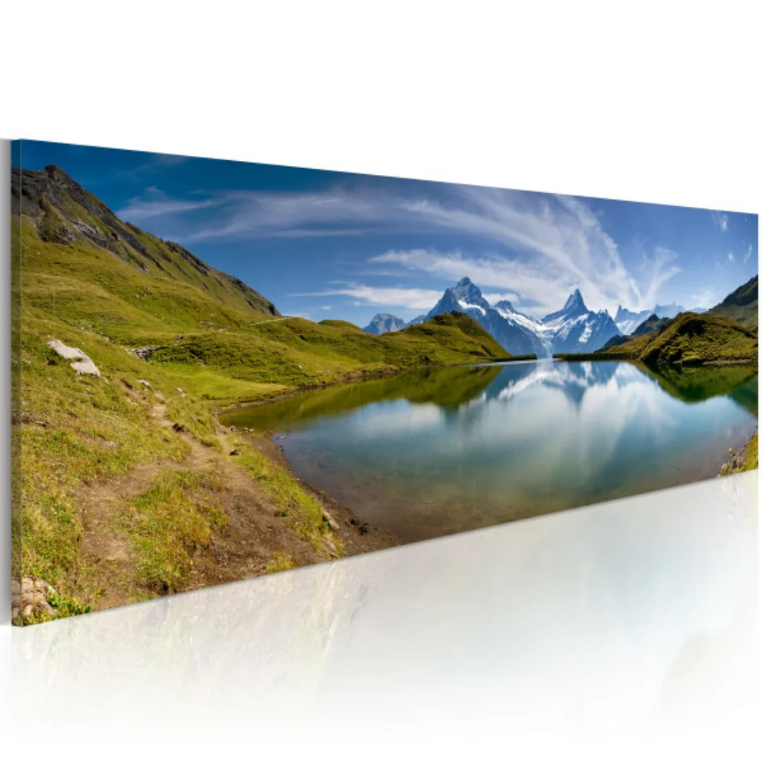 Wandbild Mountain lake XXL günstig online kaufen