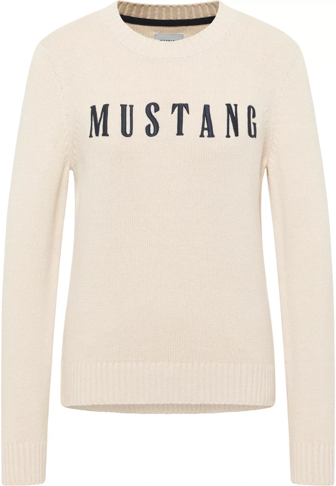 MUSTANG Sweater "Strickpullover Alpaka Wolle" günstig online kaufen