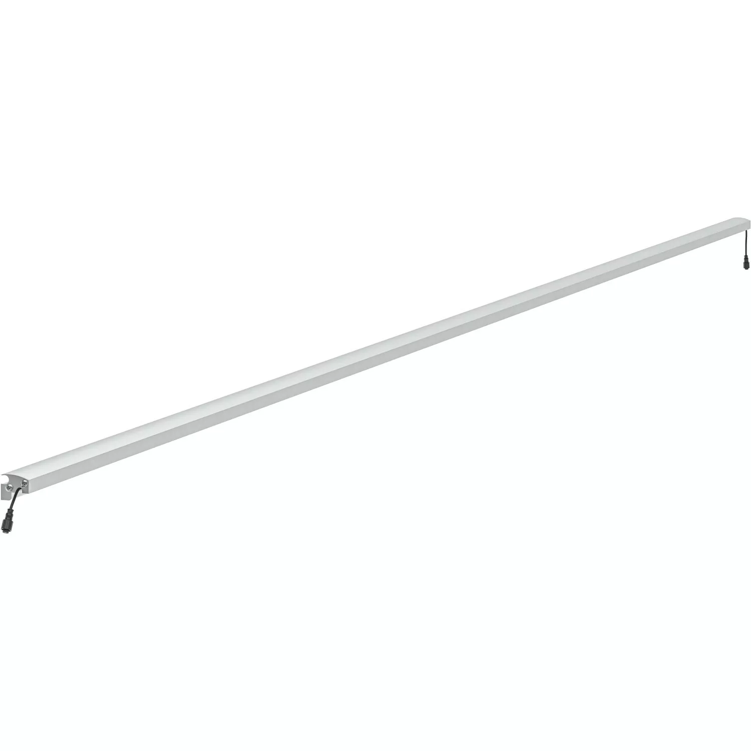 LyghtUp LED-Zaunbeleuchtung Set 1 x LED-Leiste 196 cm Netzteil EU Silber günstig online kaufen