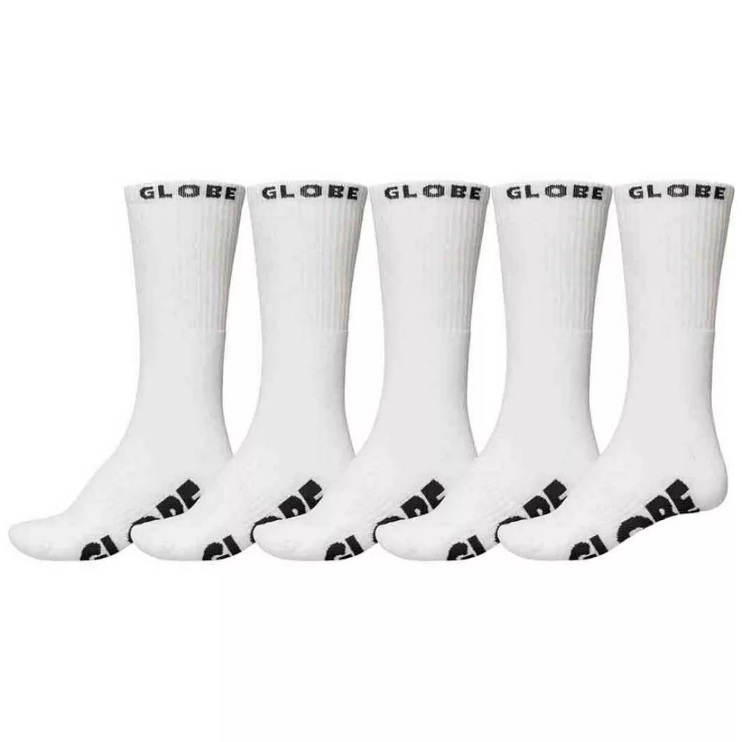 Globe Whiteout Socken 5 Paare EU 39-43 White günstig online kaufen