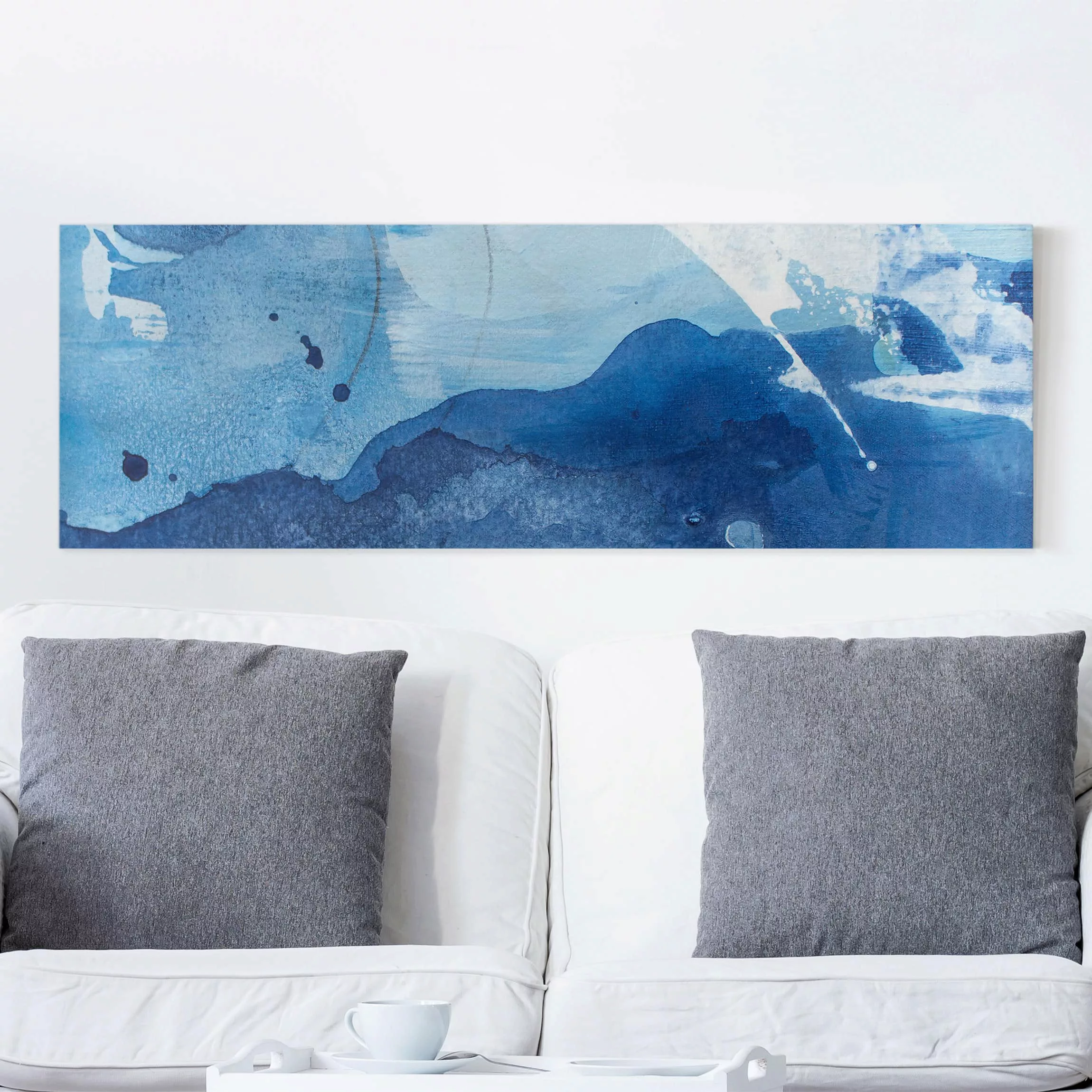Leinwandbild Abstrakt - Panorama Nordküste I günstig online kaufen