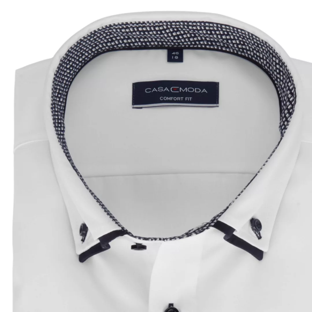 CASA MODA Businesshemd mit doppeltem Button-Down-Kragen, langarm, bügelfrei günstig online kaufen