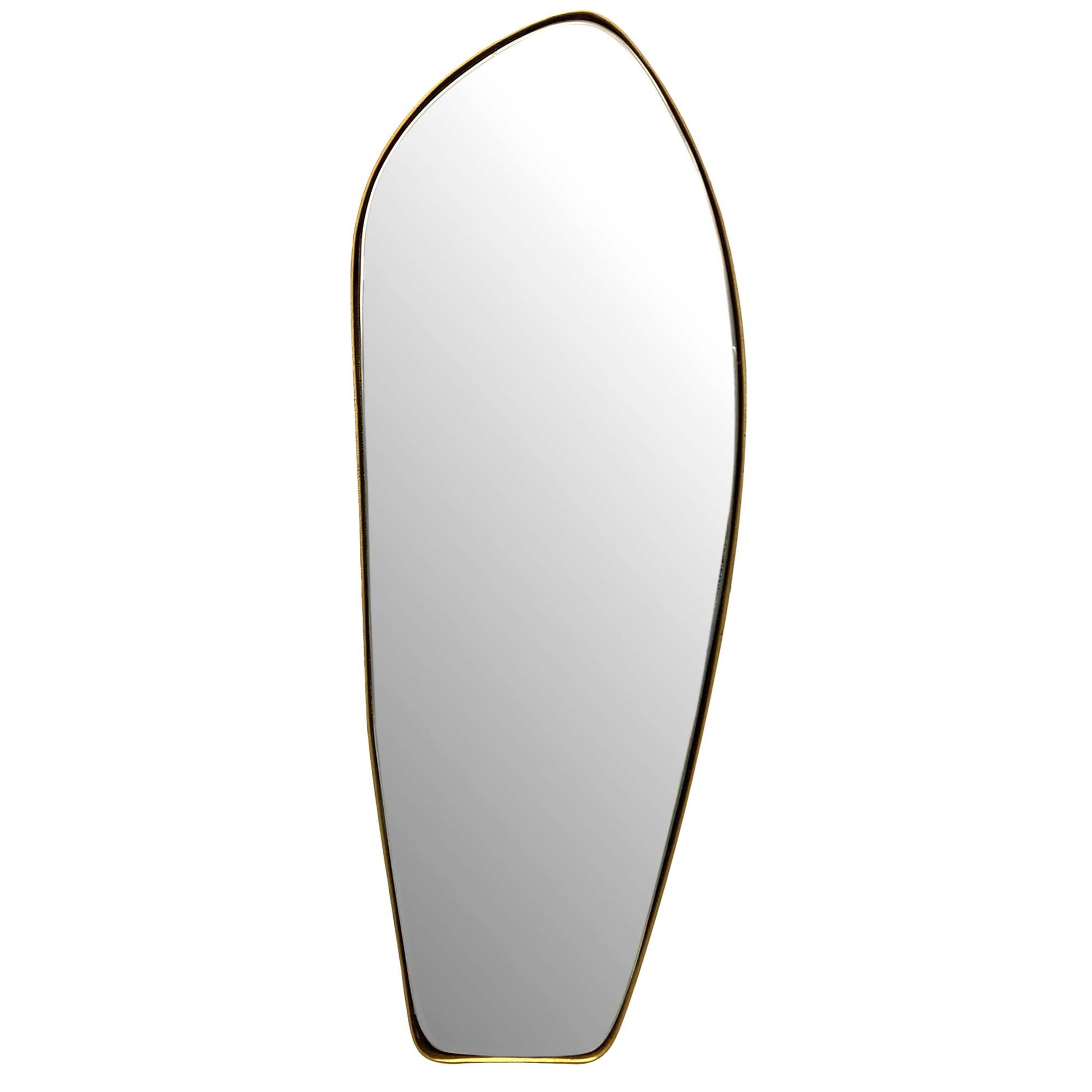 FINEBUY Wandspiegel (Asymmetrisch 33x90 cm, Dekospiegel günstig online kaufen