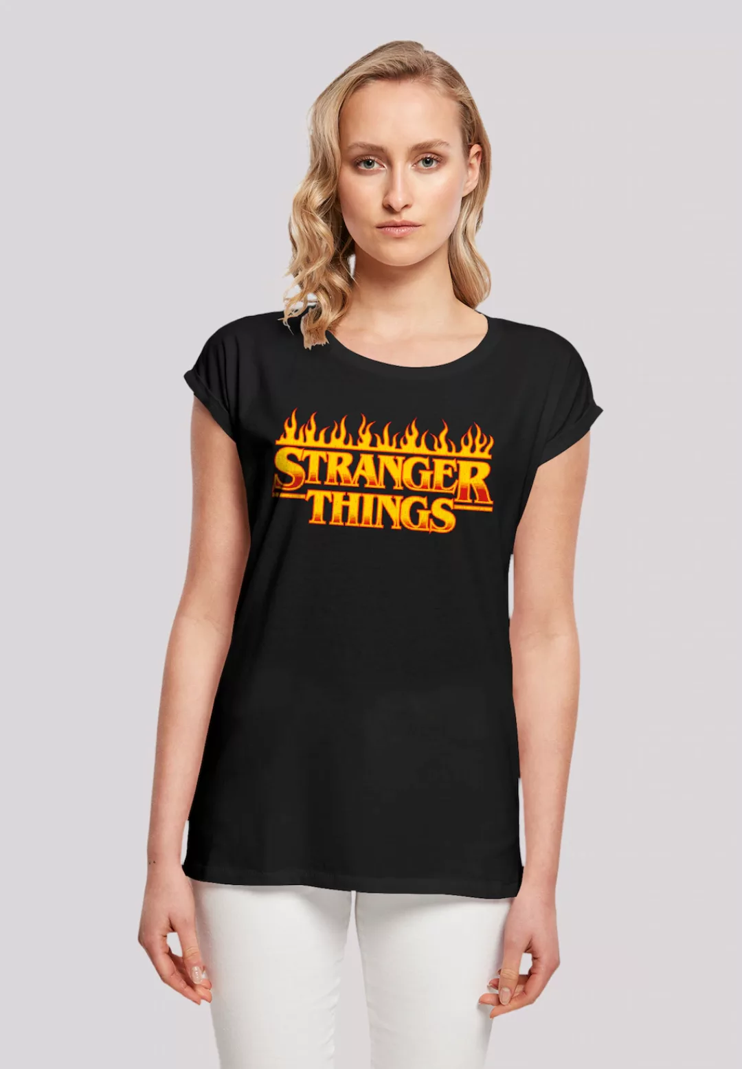 F4NT4STIC T-Shirt "Stranger Things Fire Logo Women Netflix TV Series", Prem günstig online kaufen