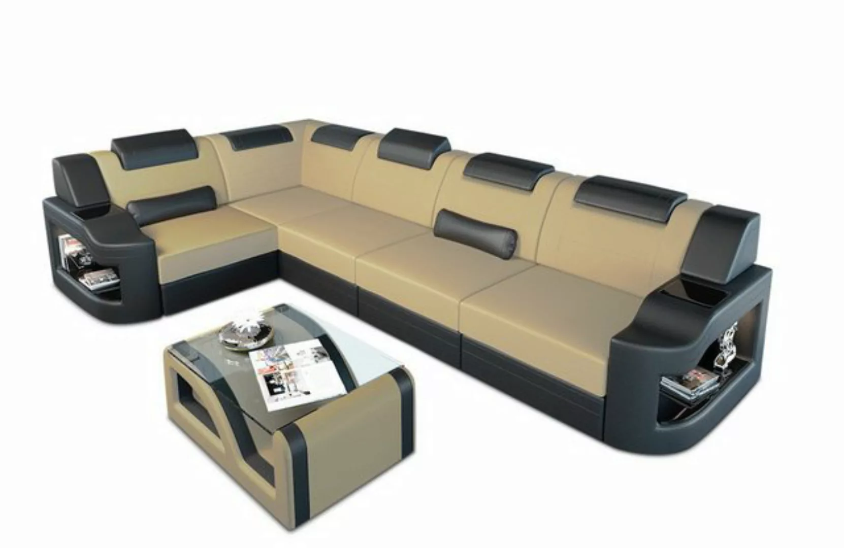 Sofa Dreams Ecksofa Polsterstoff Design Stoff Sofa Padua L Form M Mikrofase günstig online kaufen