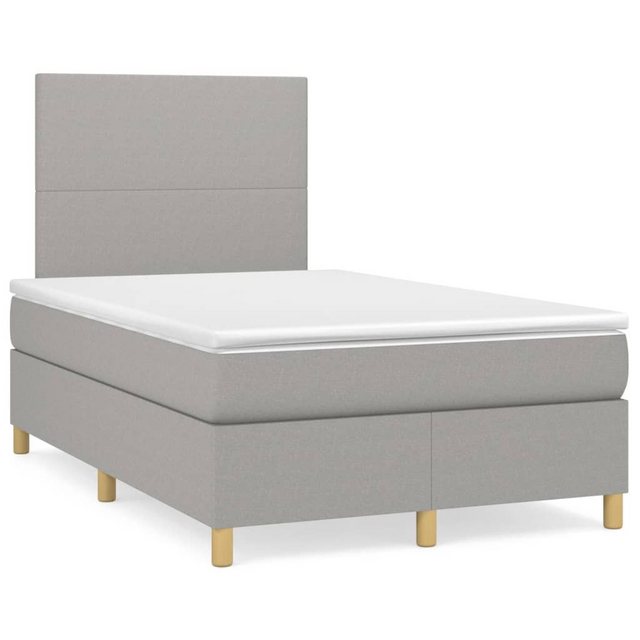 vidaXL Boxspringbett Bett Boxspringbett mit Matratze Stoff (120 x 200 cm, H günstig online kaufen