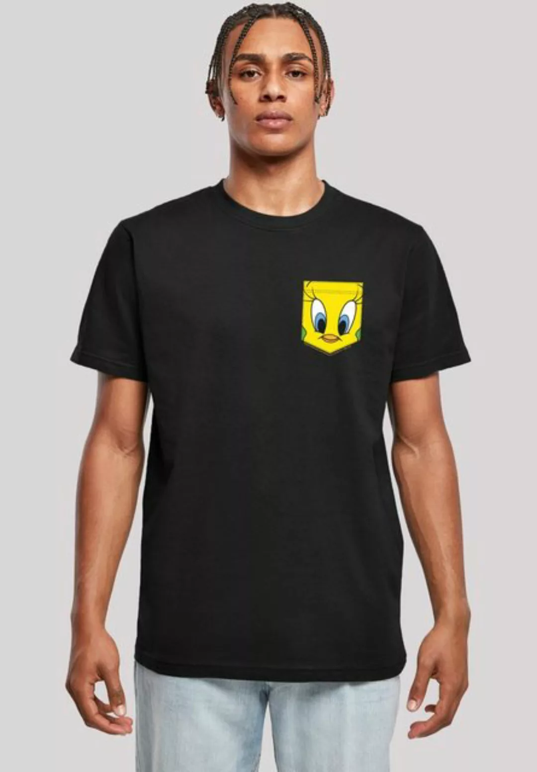 F4NT4STIC T-Shirt Looney Tunes Tweety Pie Faux Pocket Print günstig online kaufen