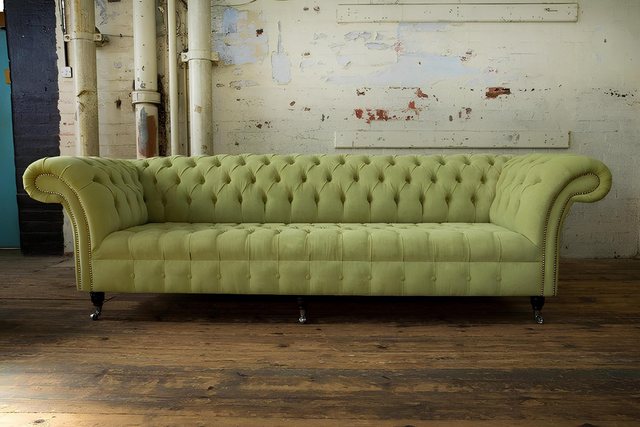 Xlmoebel Sofa Chesterfield Großes Stoffdesign Wohnzimmer Sofa Polstermöbel günstig online kaufen