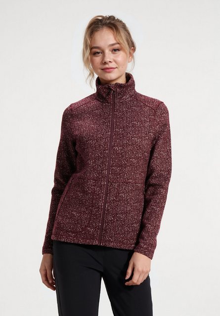 Human Nature Strickjacke Jau Fleece-Jacke, Seitentaschen, Stehkragen günstig online kaufen