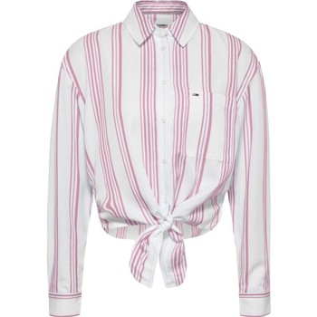 Tommy Jeans  Blusen Front tie stripe shirt günstig online kaufen