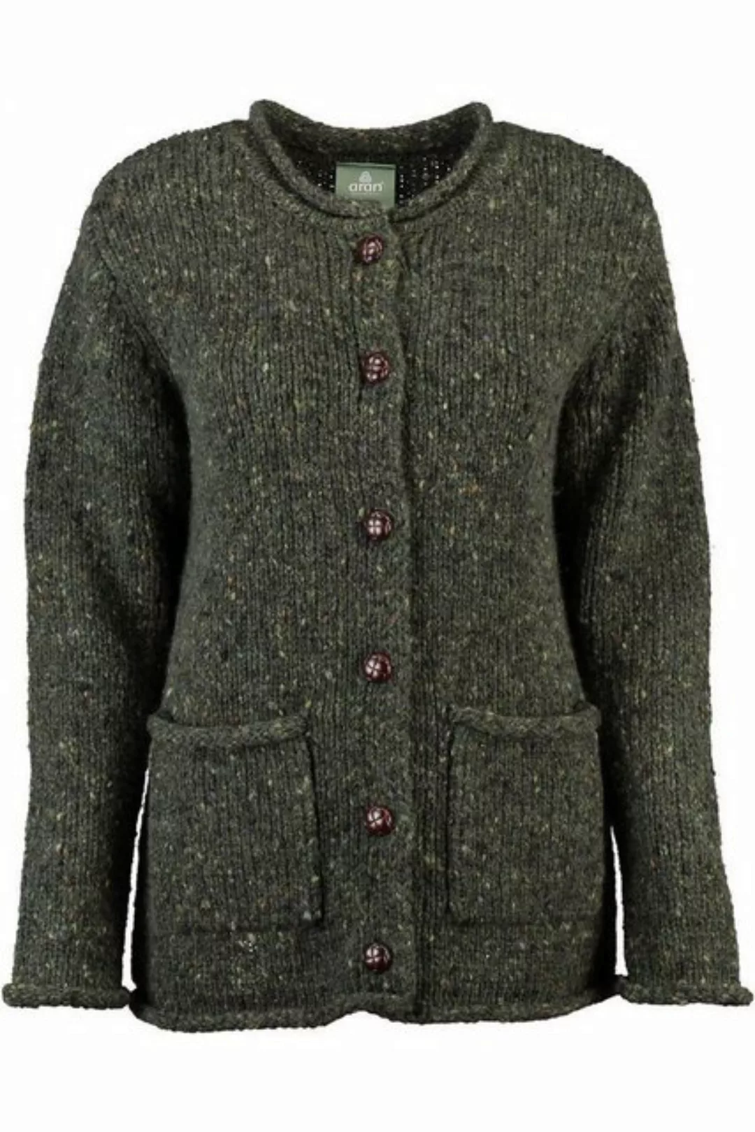 Carraig Donn Strickjacke im typischen Irland Aran Strick günstig online kaufen