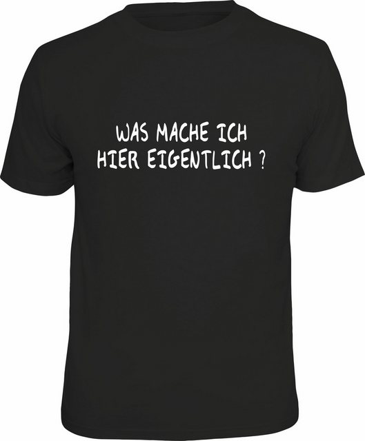 RAHMENLOS® T-Shirt was mache ich hier eigentlich? günstig online kaufen