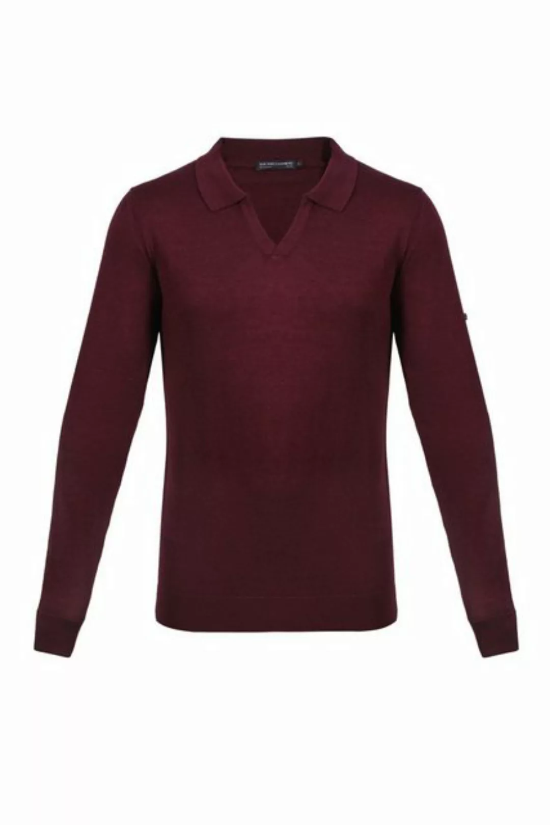 Silk and Cashmere Sweater Luxuriöses Langarm-Poloshirt Herren, 75% Wolle, 2 günstig online kaufen