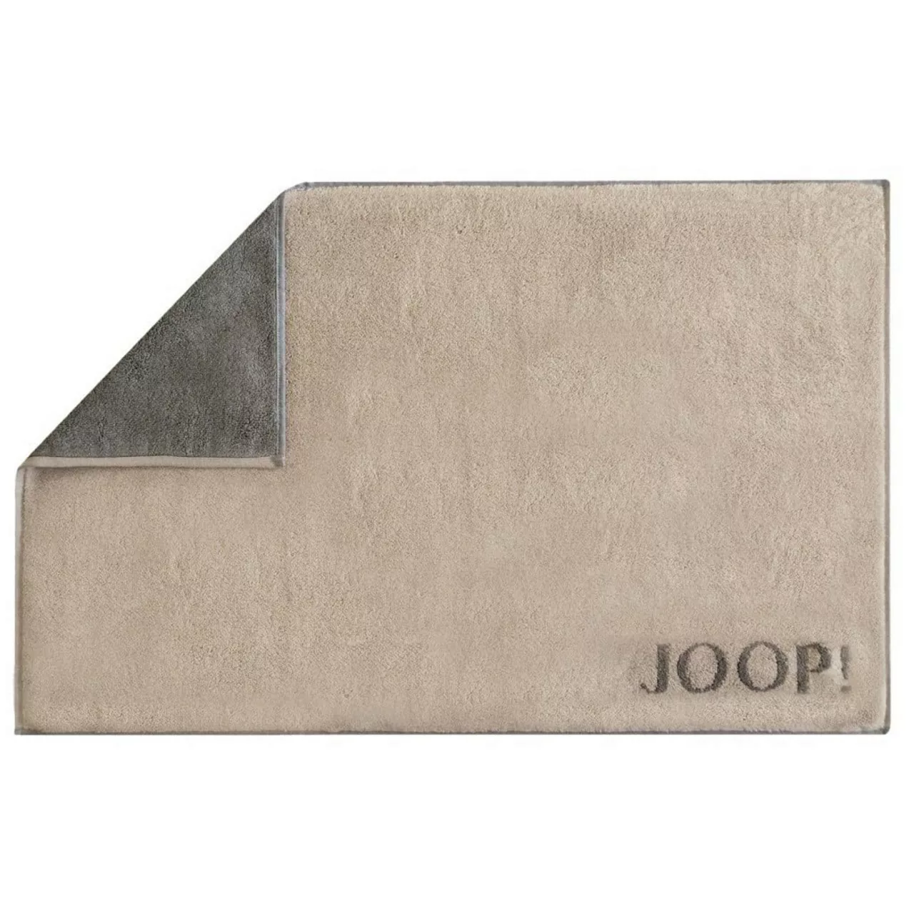Joop! Badematte Duschvorleger Badvorleger 1600-037 Sand Graphit 50x80 cm günstig online kaufen