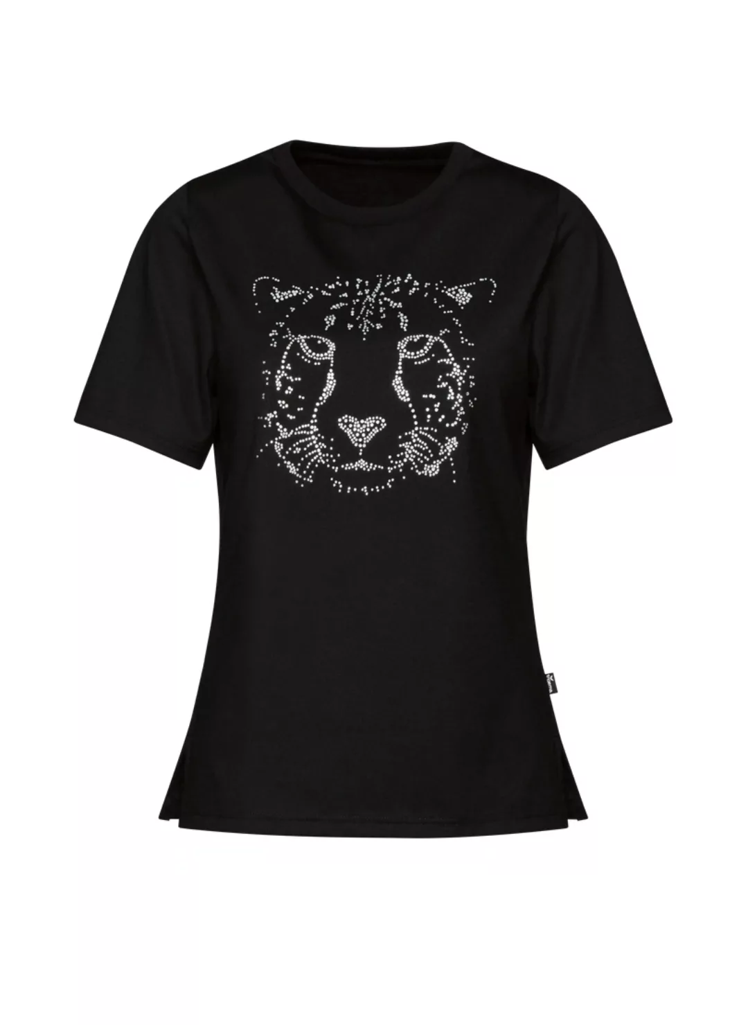 Trigema T-Shirt "TRIGEMA T-Shirt mit glitzerndem Leopardenprint", (1 tlg.) günstig online kaufen