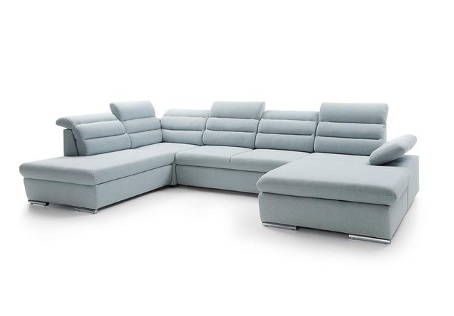 Xlmoebel Ecksofa U-förmiges Ecksofa mit Schlaffunktion - Wohnlandschaft Cou günstig online kaufen