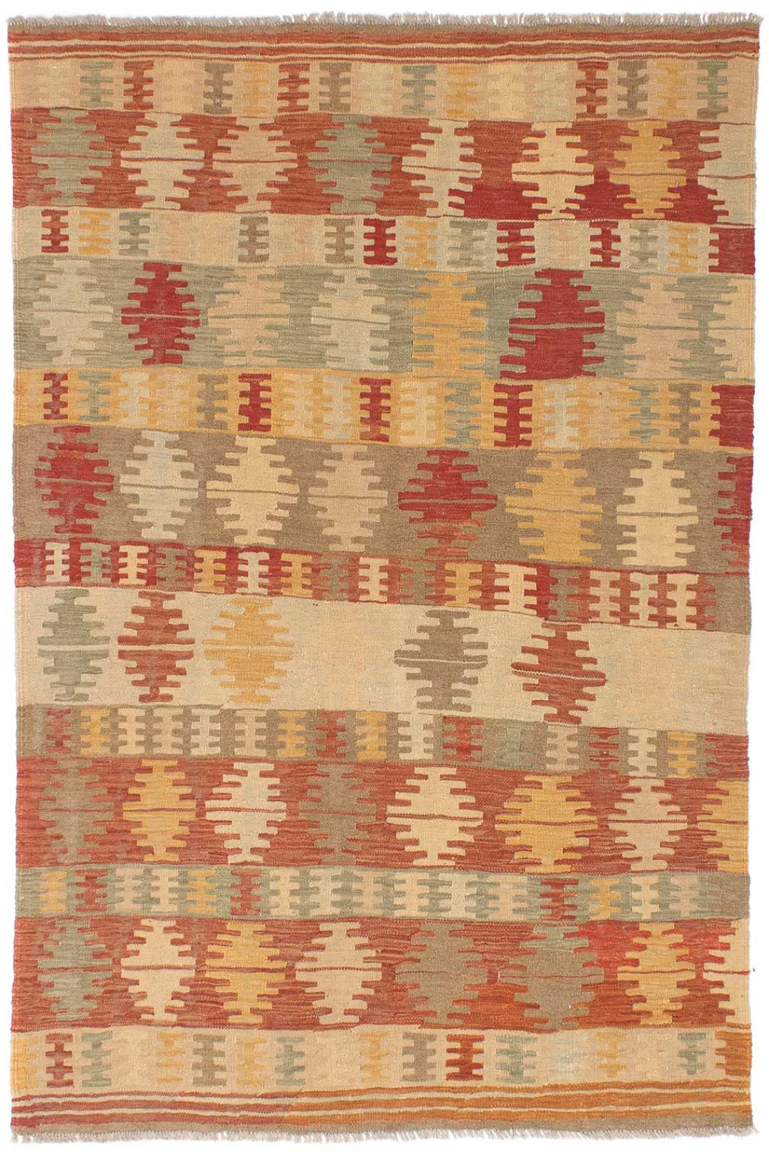 morgenland Wollteppich »Kelim - Oriental - 199 x 151 cm - mehrfarbig«, rech günstig online kaufen