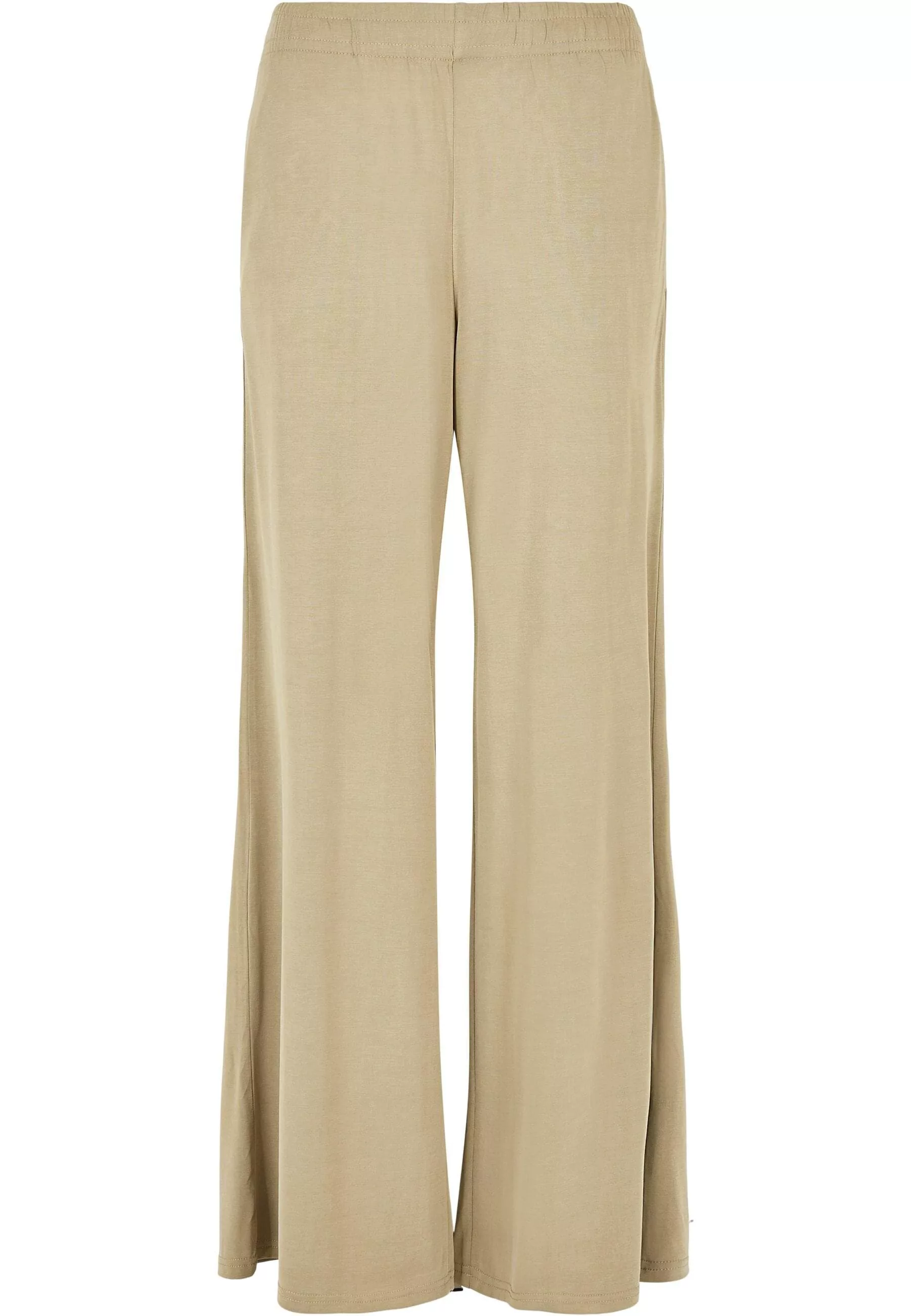 URBAN CLASSICS Stoffhose "Urban Classics Damen Ladies Modal Wide Leg Pants" günstig online kaufen