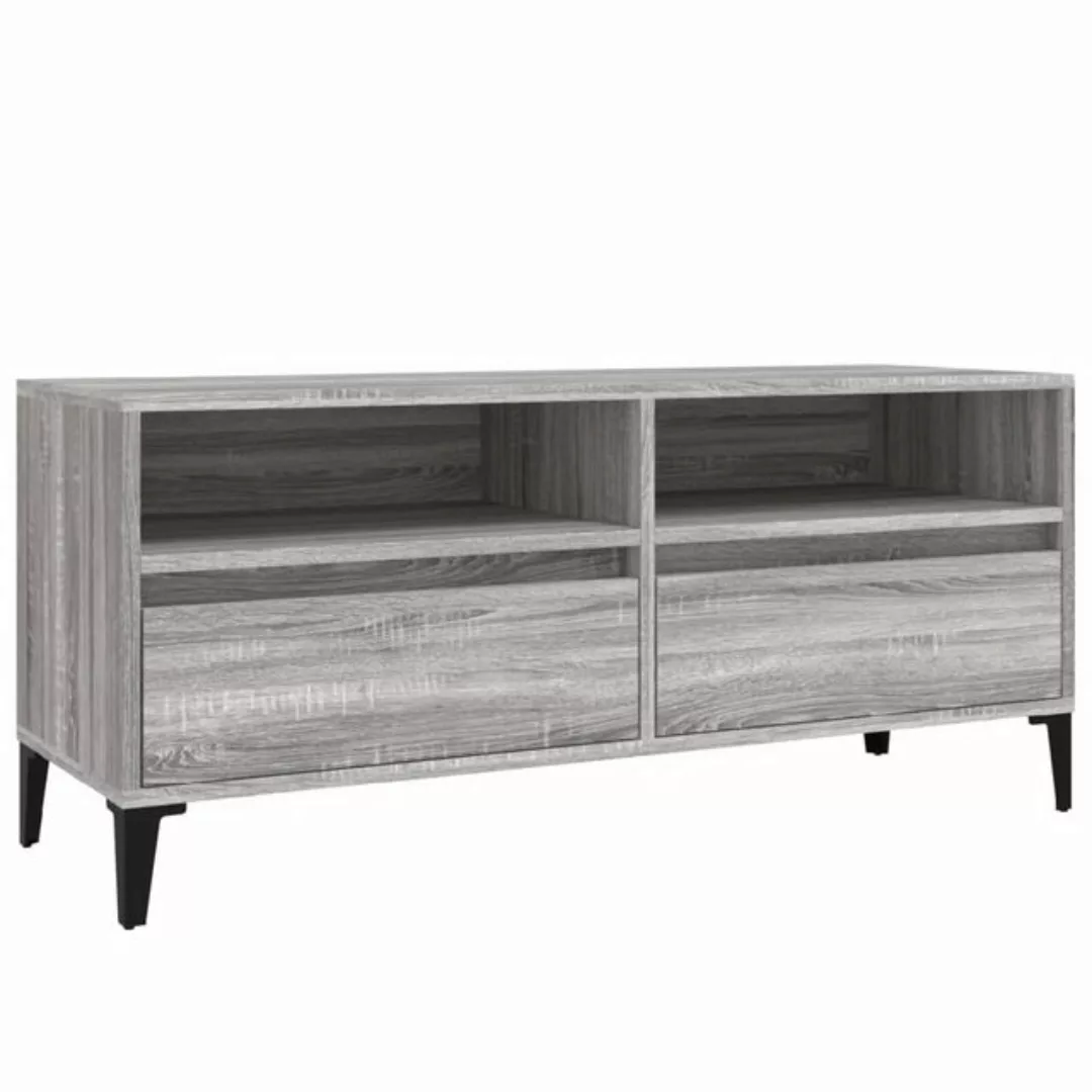 vidaXL TV-Schrank TV-Schrank Grau Sonoma 100x34,5x44,5 cm Holzwerkstoff (1- günstig online kaufen