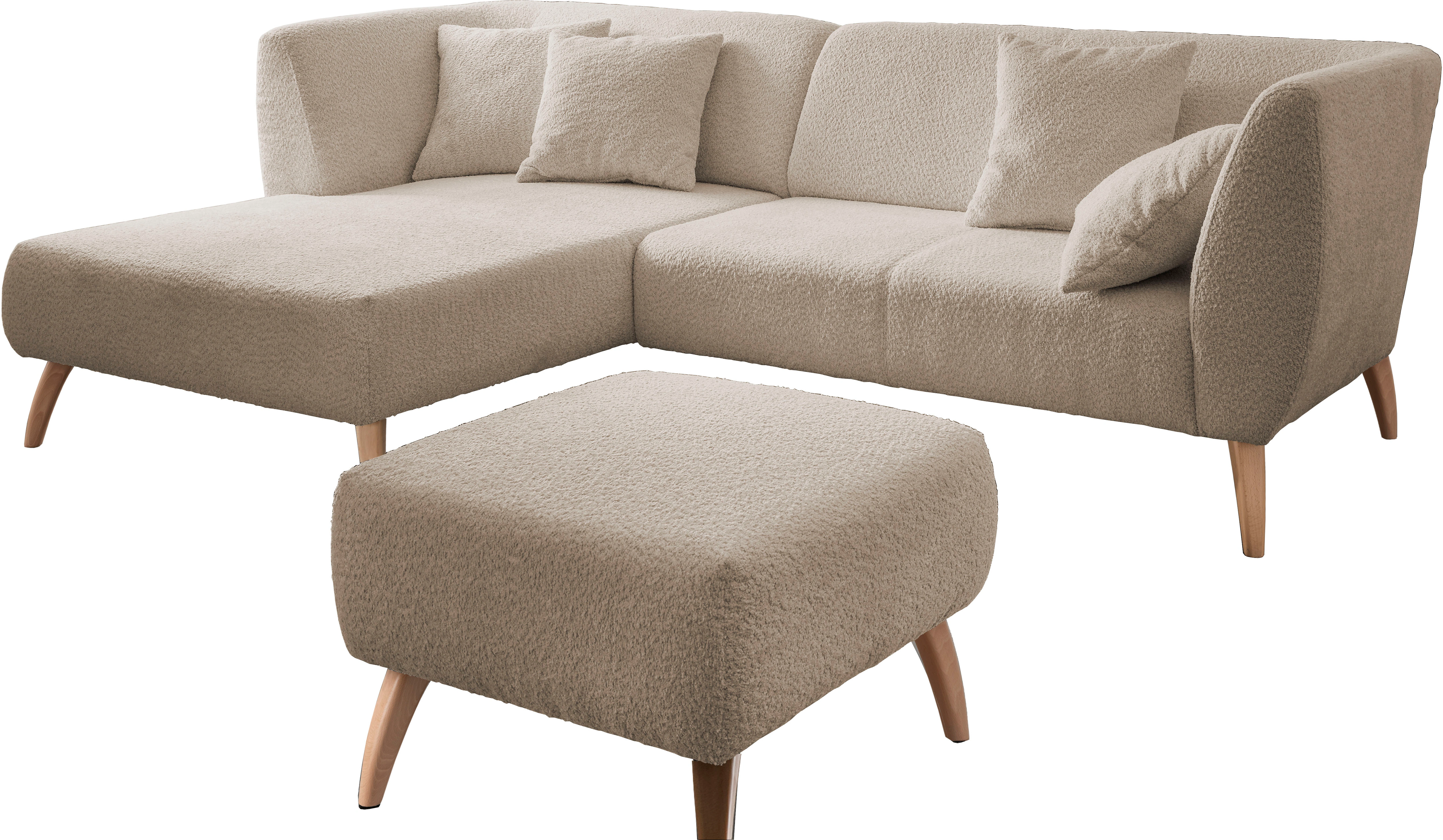INOSIGN Ecksofa »Colori Polstermöbel mit zeitlos eleganter Rückenführung. L günstig online kaufen