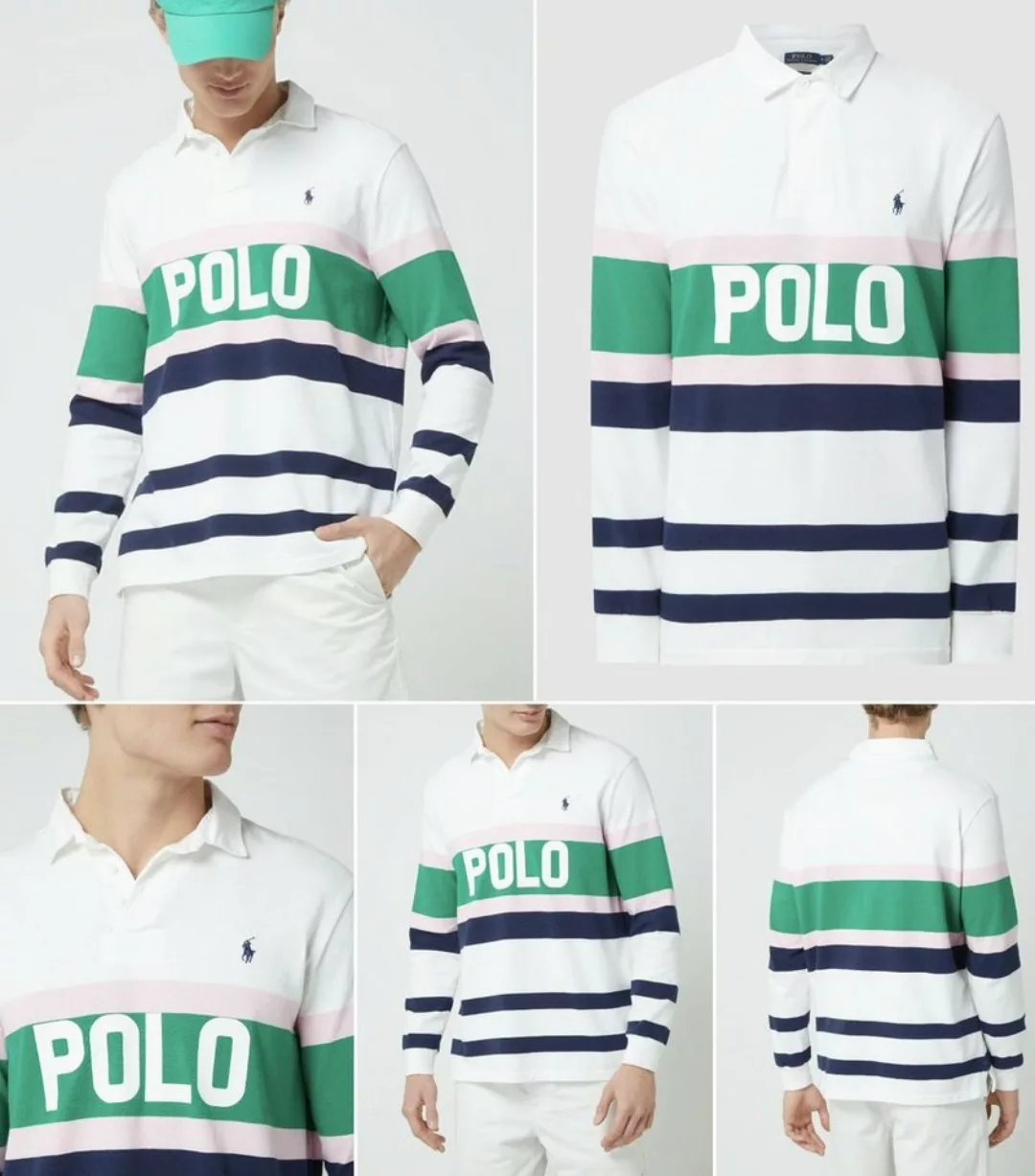 Ralph Lauren Sweatshirt POLO RALPH LAUREN Rugby Polo Shirt Retro Sweater Sw günstig online kaufen