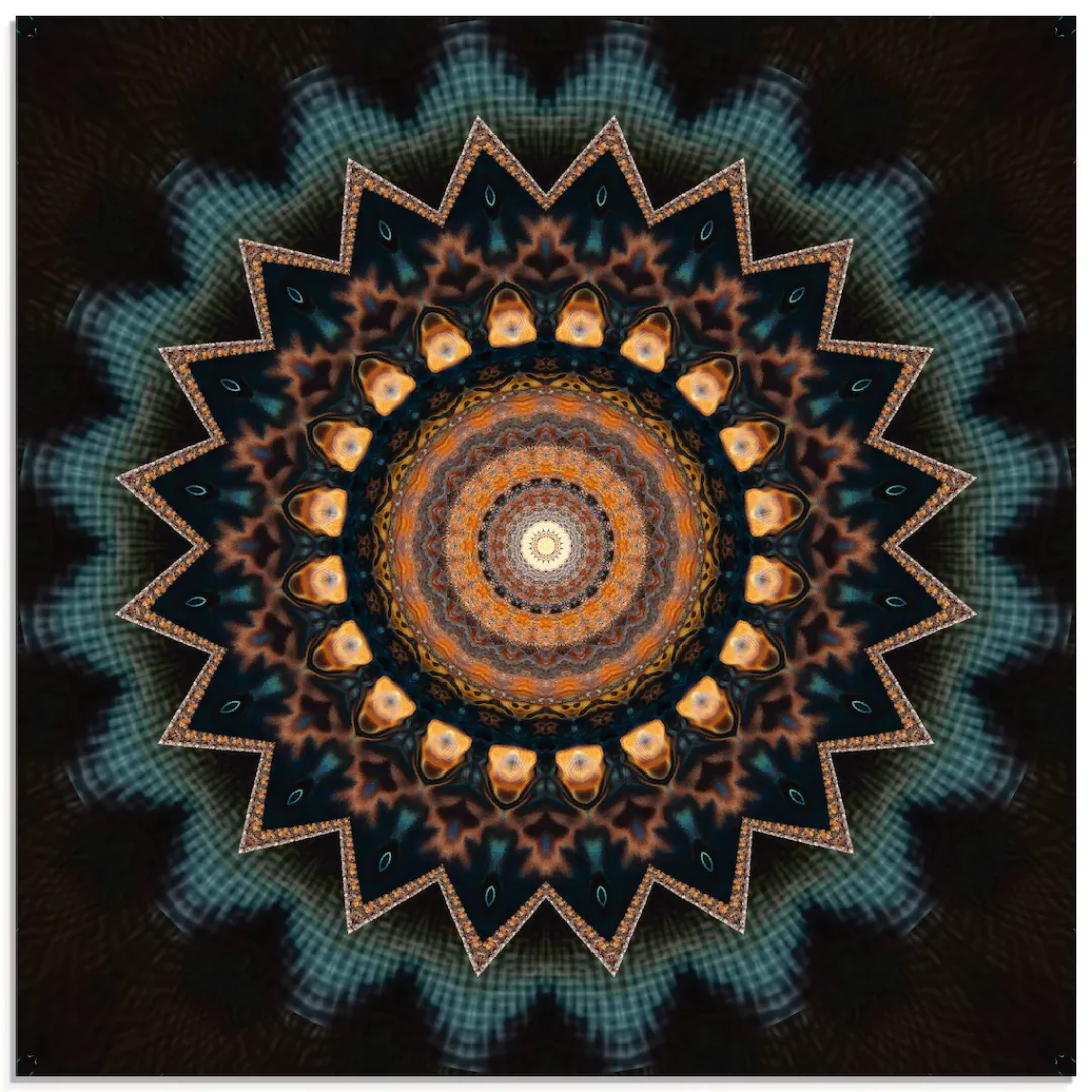 Artland Glasbild "Mandala kosmisches Bewusstsein", Muster, (1 St.), in vers günstig online kaufen