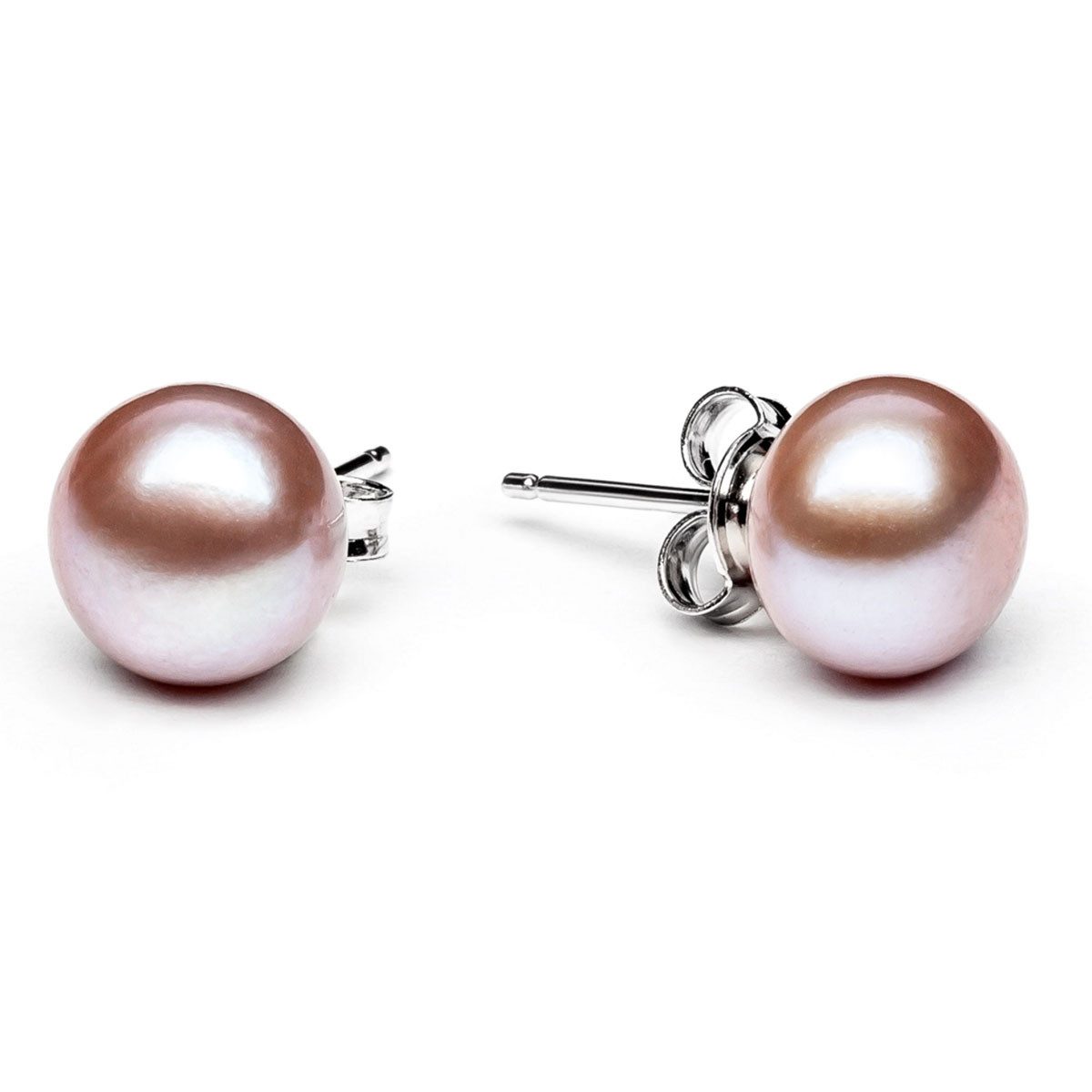 Gaura Pearls Paar Ohrstecker Perlenohrstecker lavendel günstig online kaufen