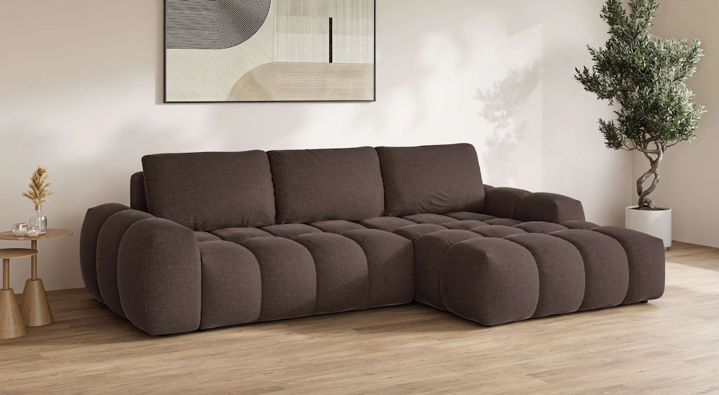 INOSIGN Ecksofa "AZITA klein optionale Schlafsofa mit Bettkasten, B/T/H: 27 günstig online kaufen