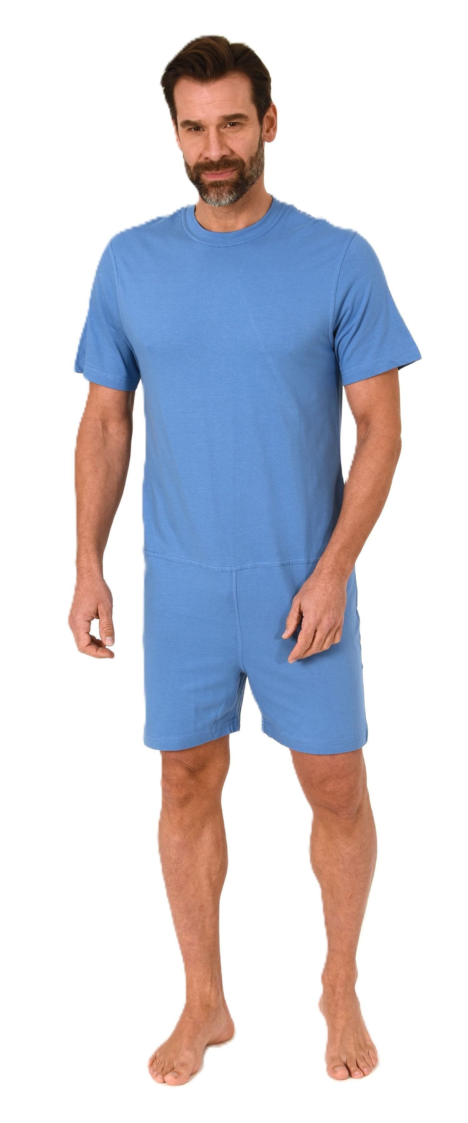 Normann Care Pyjama Herren Pflegeoverall kurzarm günstig online kaufen