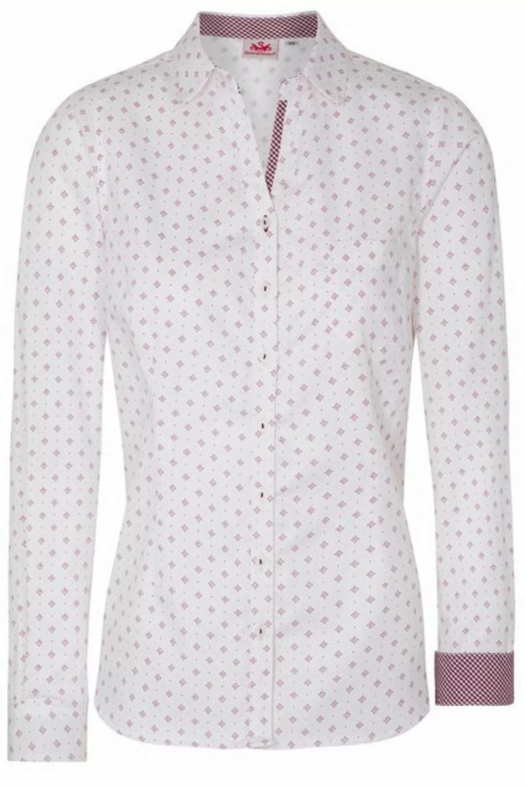 Spieth & Wensky Trachtenbluse Trachtenbluse - TAMARILLO - weiß/beere, weiß/ günstig online kaufen