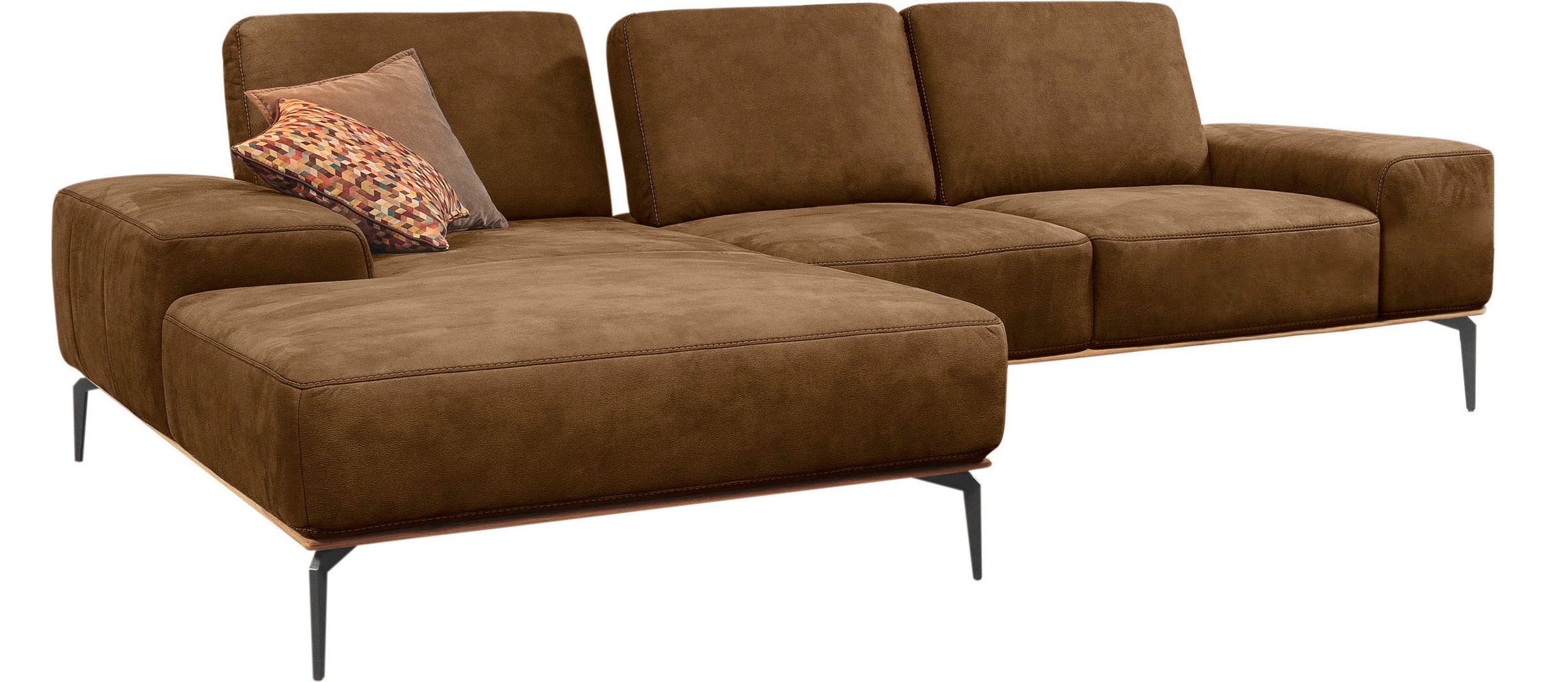 W.SCHILLIG Ecksofa "run, Designsofa mit tollem Sitzkomfort, bequem, L-Form" günstig online kaufen