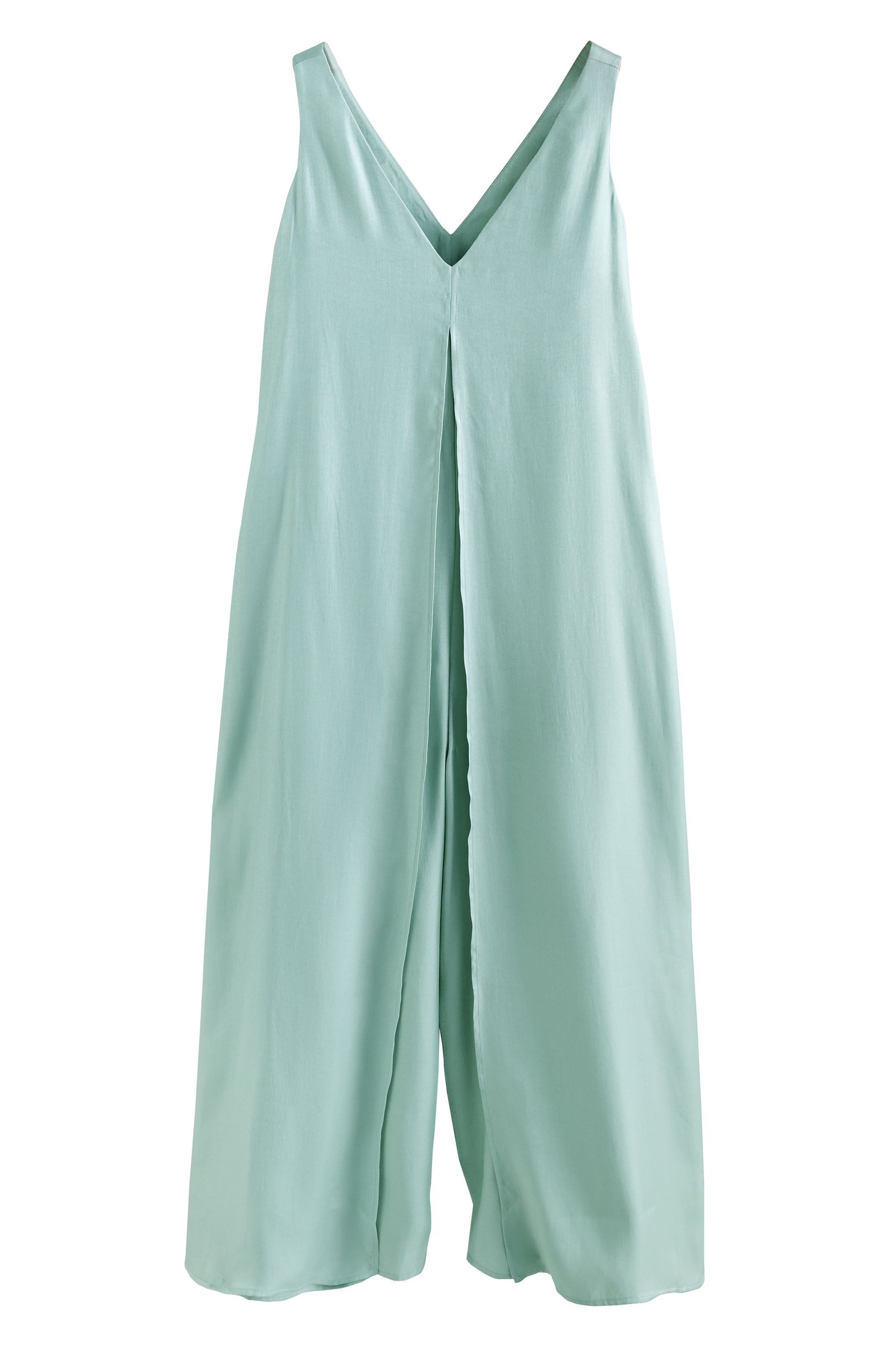 Next Jumpsuit Metallic-Jumpsuit mit weitem Bein, günstig online kaufen