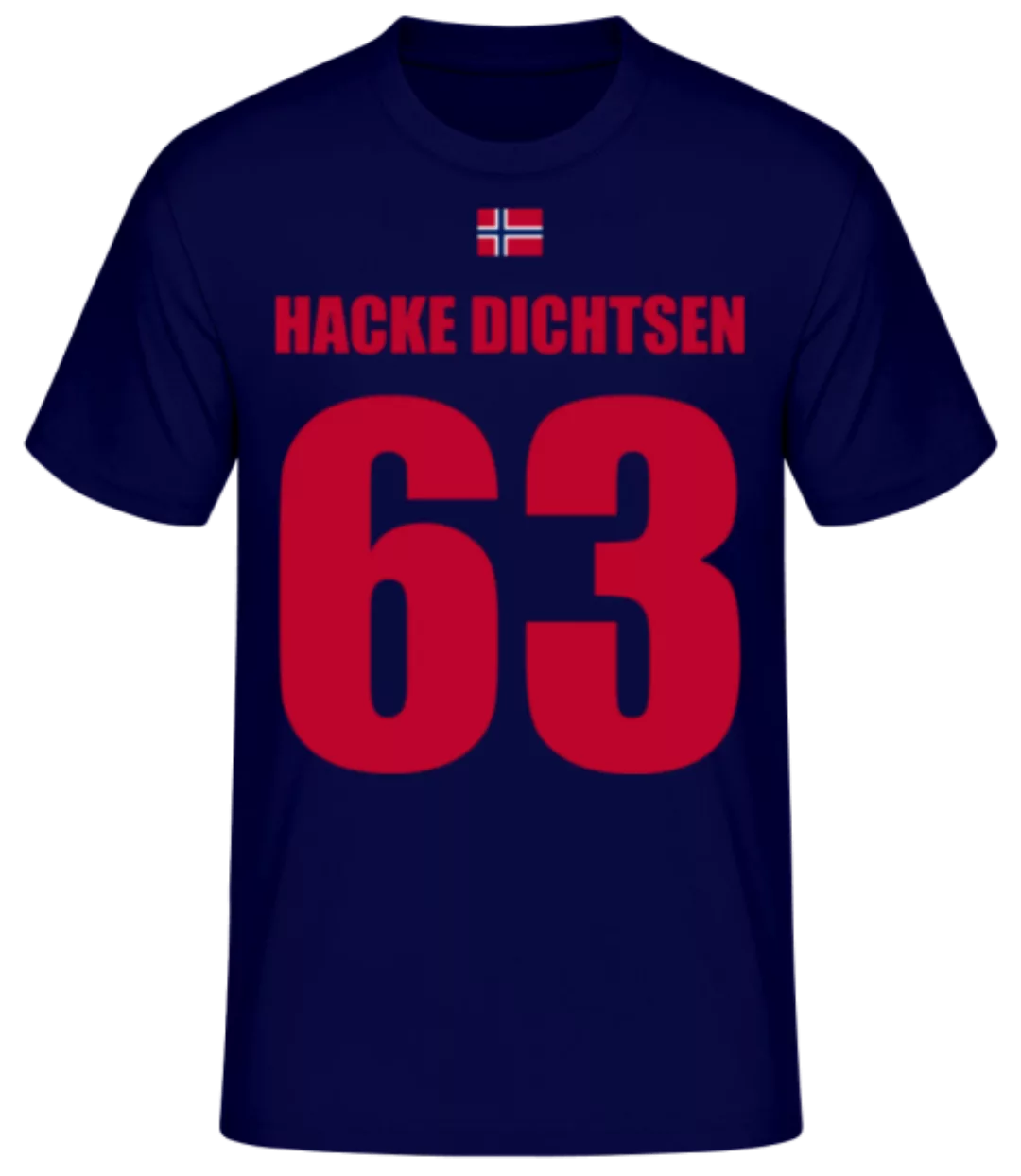 Norwegen Fußball Trikot Hacke Dichtsen · Männer Basic T-Shirt günstig online kaufen