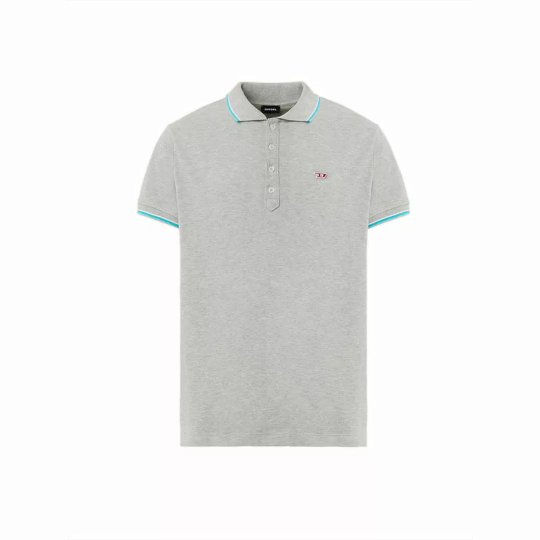 DIESEL Herren Poloshirt - T-Randy-New Hemd, kleines Logo Grau M günstig online kaufen