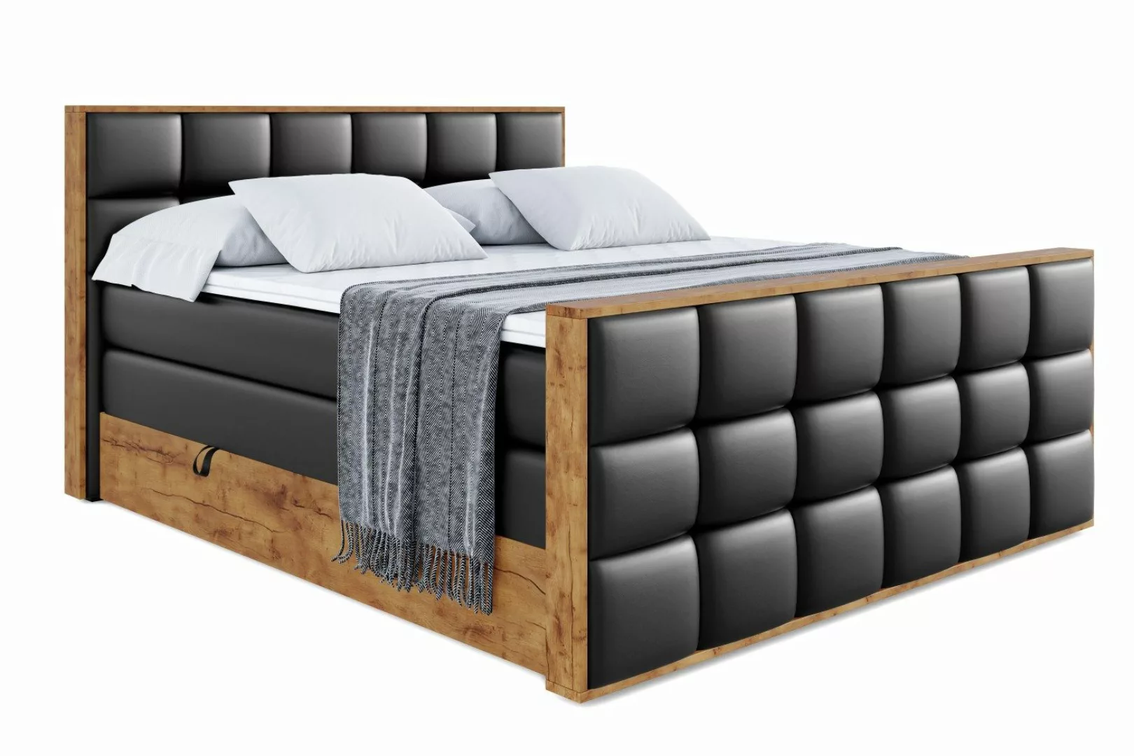 ALTDECOR Boxspringbett LOLLI2-Z KING (Multipocket-Matratze H4, günstig online kaufen