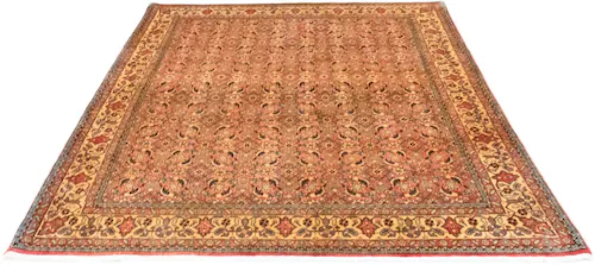 morgenland Wollteppich »Abadeh Teppich handgeknüpft rot«, rechteckig günstig online kaufen