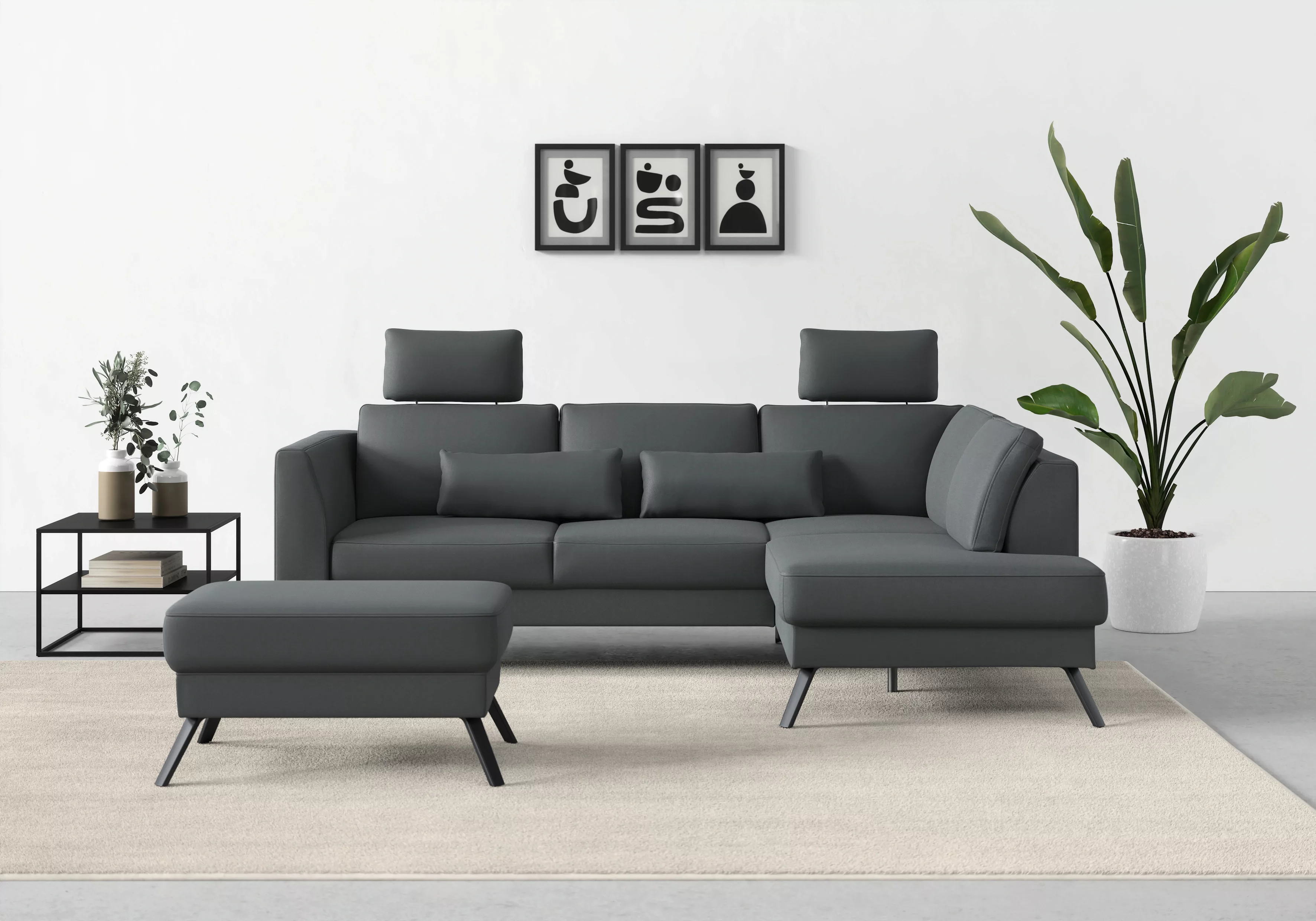 sit&more Ecksofa "Lindholm L-Form" günstig online kaufen