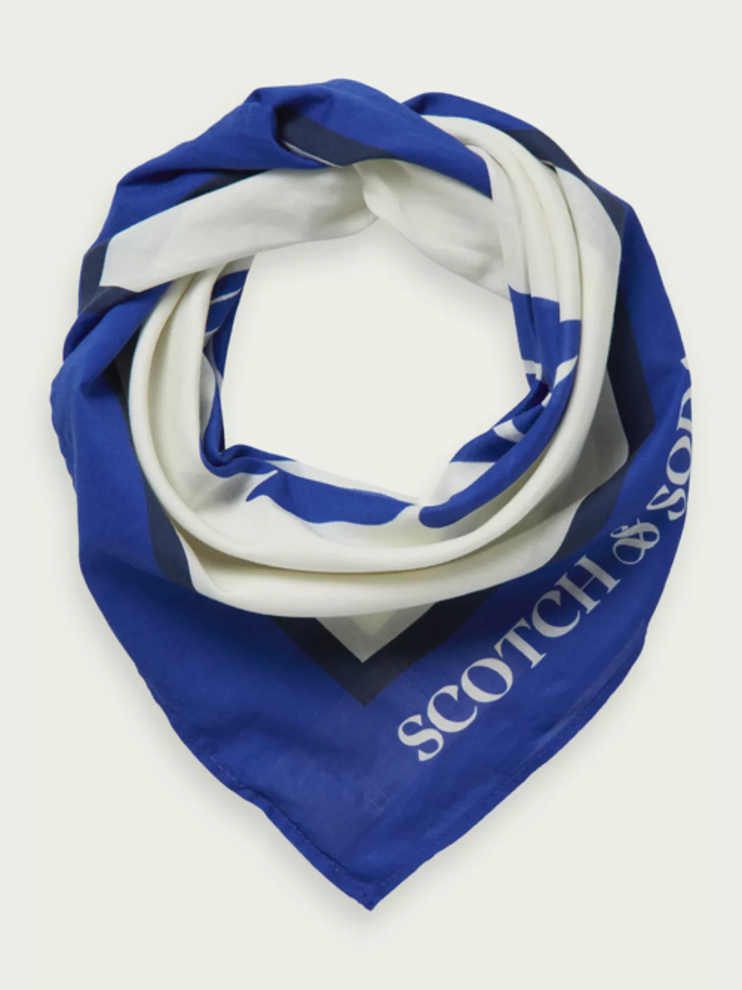 Scotch & Soda Schal aus Bio-Baumwolle mit Print günstig online kaufen