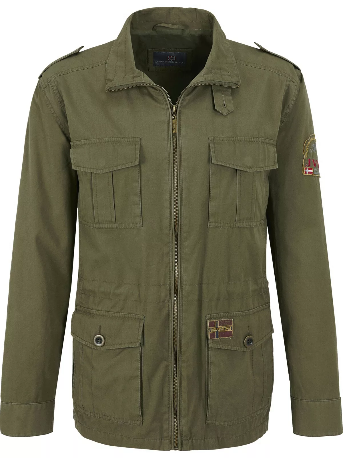 Jan Vanderstorm Fieldjacket "Fieldjacket BROR", (1 St.), ohne Kapuze, in mo günstig online kaufen