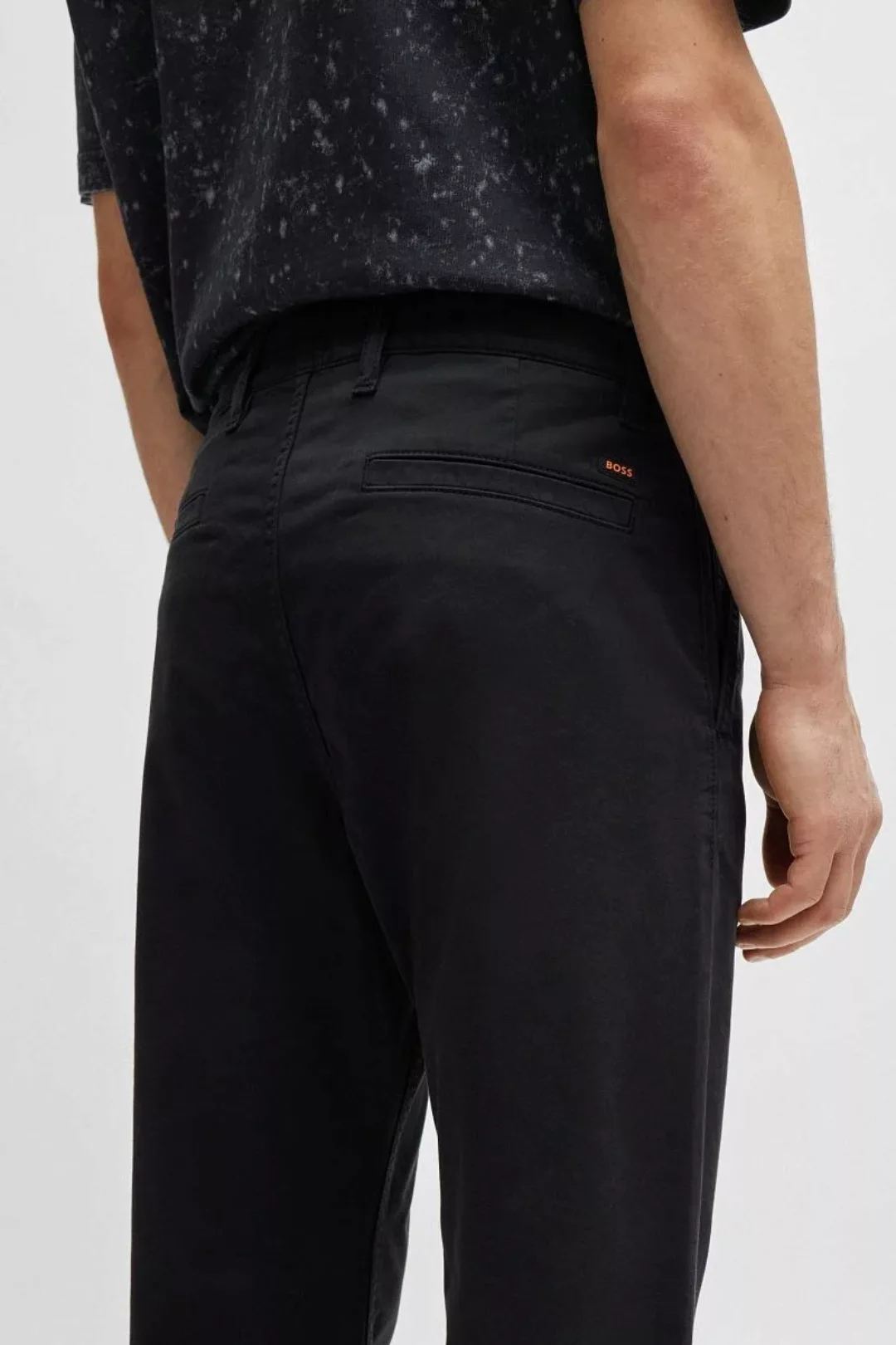 BOSS Satin Chino Schwarz - Größe W 31 - L 34 günstig online kaufen