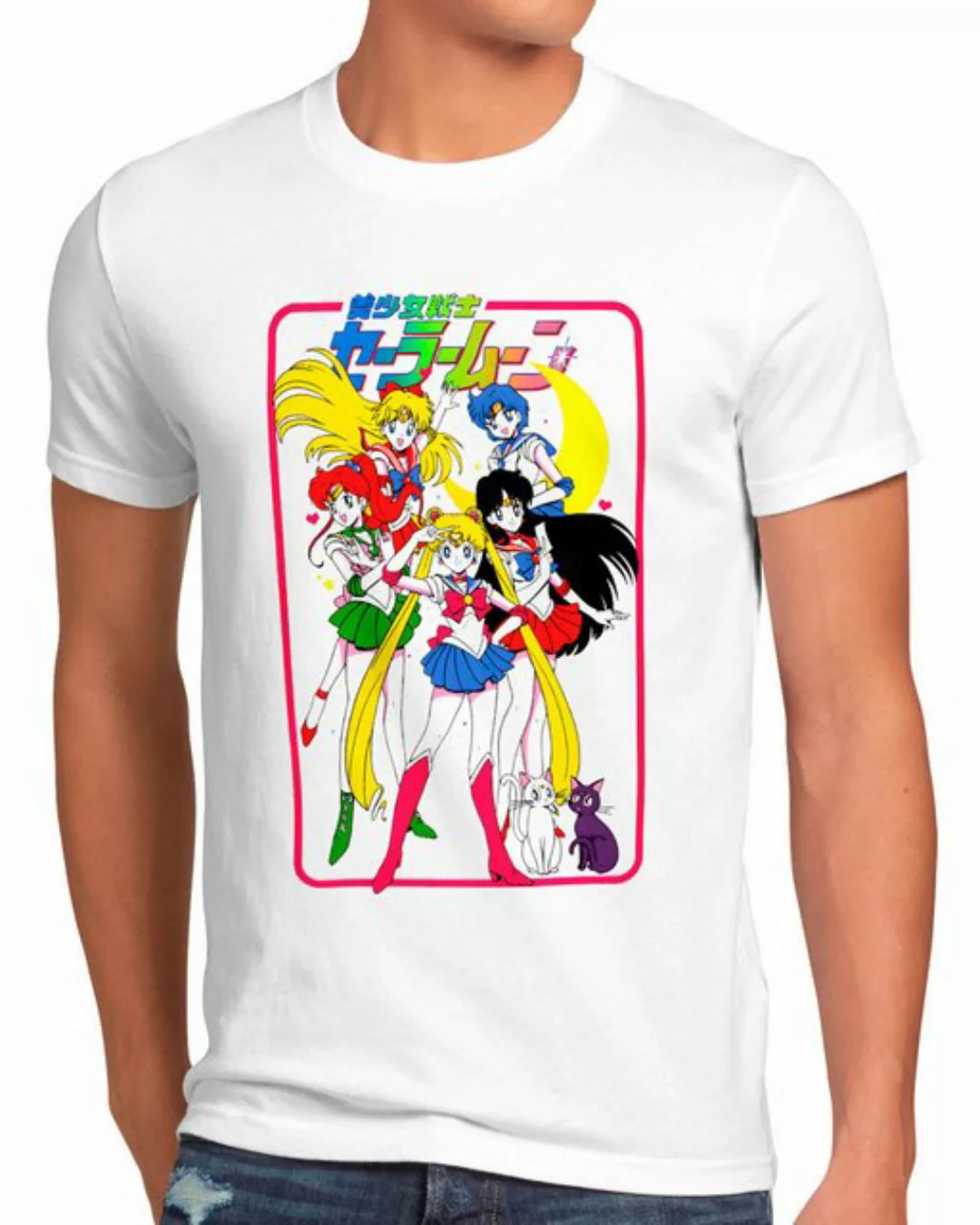 style3 Print-Shirt Herren T-Shirt Pretty Galaxy Girls sailor moon anime cos günstig online kaufen